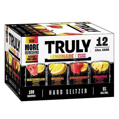 TRULY Lemonade Hard Seltzer Variety 12 Pack 12oz Can