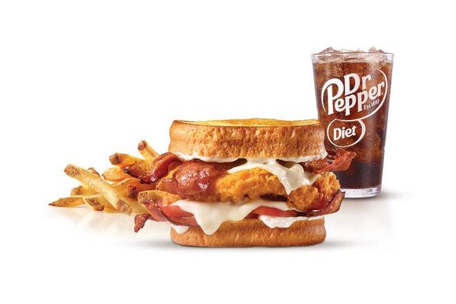 Candied Bacon Hand-Breaded Chicken Frisco Combo