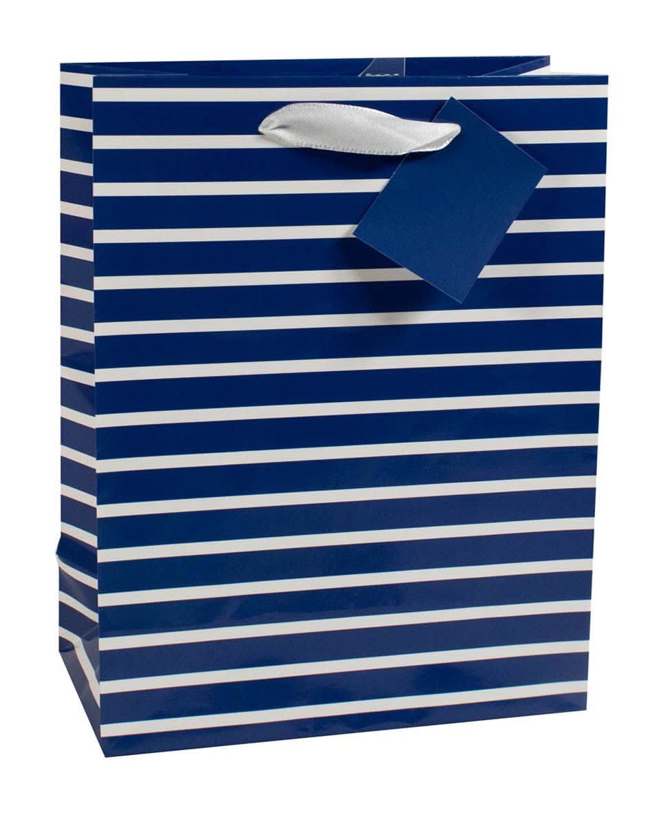 Medium Bag Dots Blue