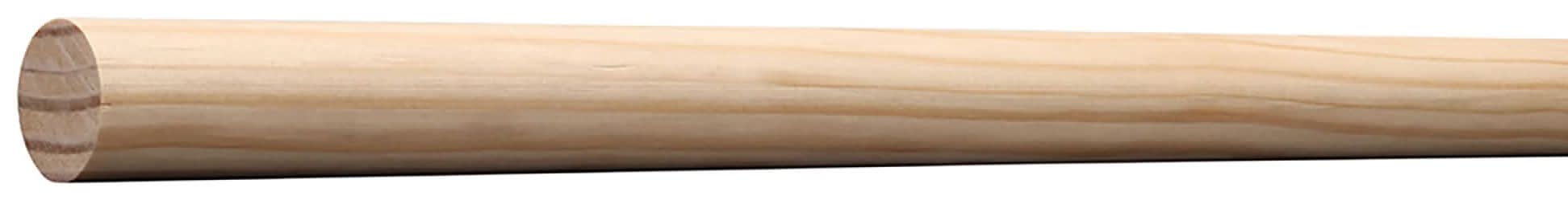 ReliaBilt Unfinished Wood Closet Rod 72-in x 1.3125-in