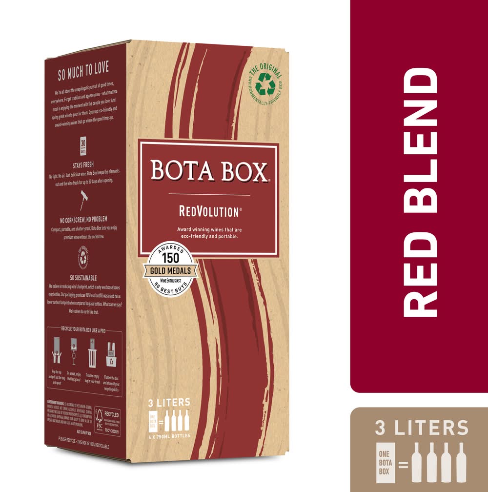Bota Box Redvolution American Red Wine Blend (3 L)