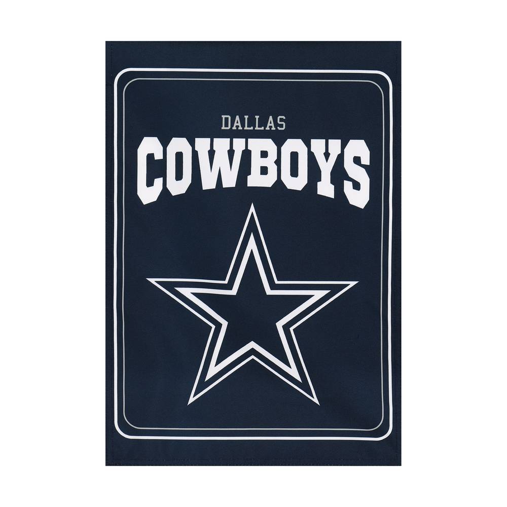 Evergreen 1-ft W x 1.5-ft H Dallas Cowboys Garden Flag | ZLW14L3808