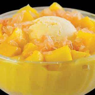 Special Mango Juice Sago & Pomelo with Mango Ice Cream (招牌杨枝甘露)