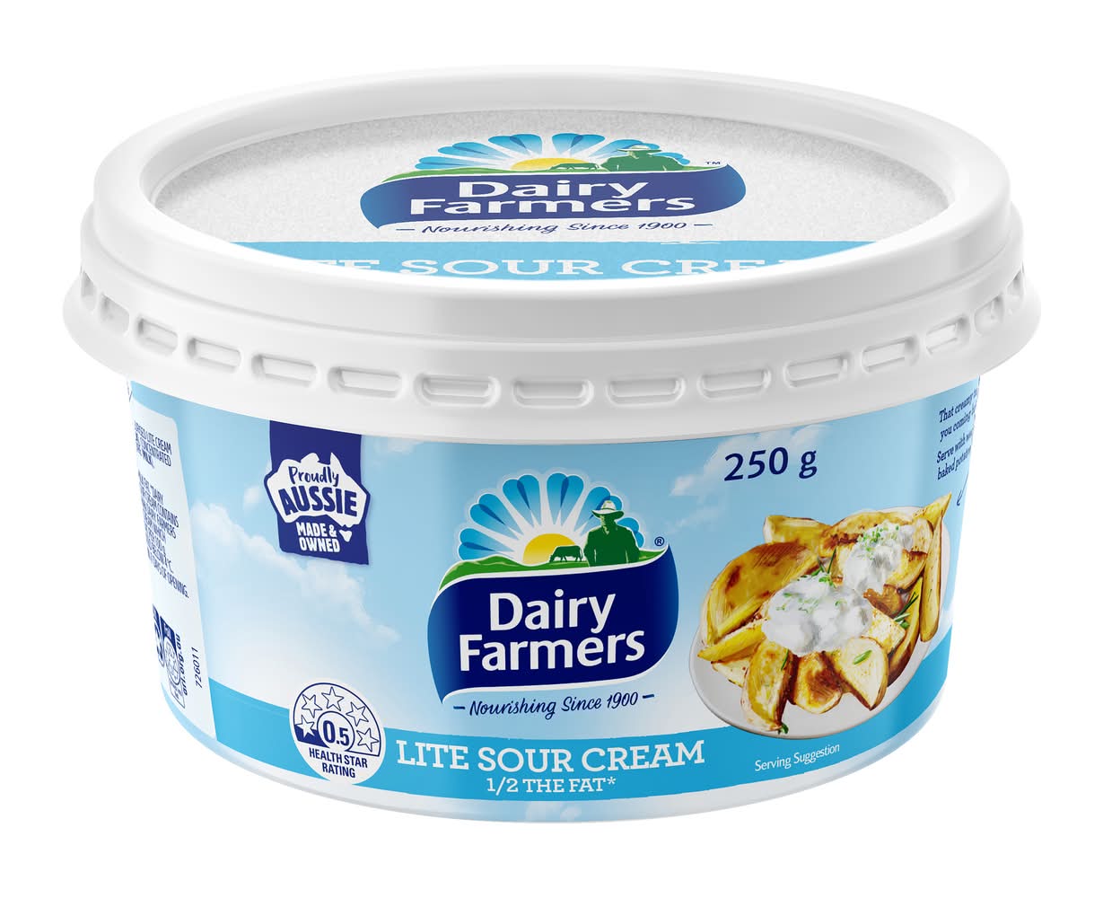 Dairy Farmers Sour Cream Lite (250g)