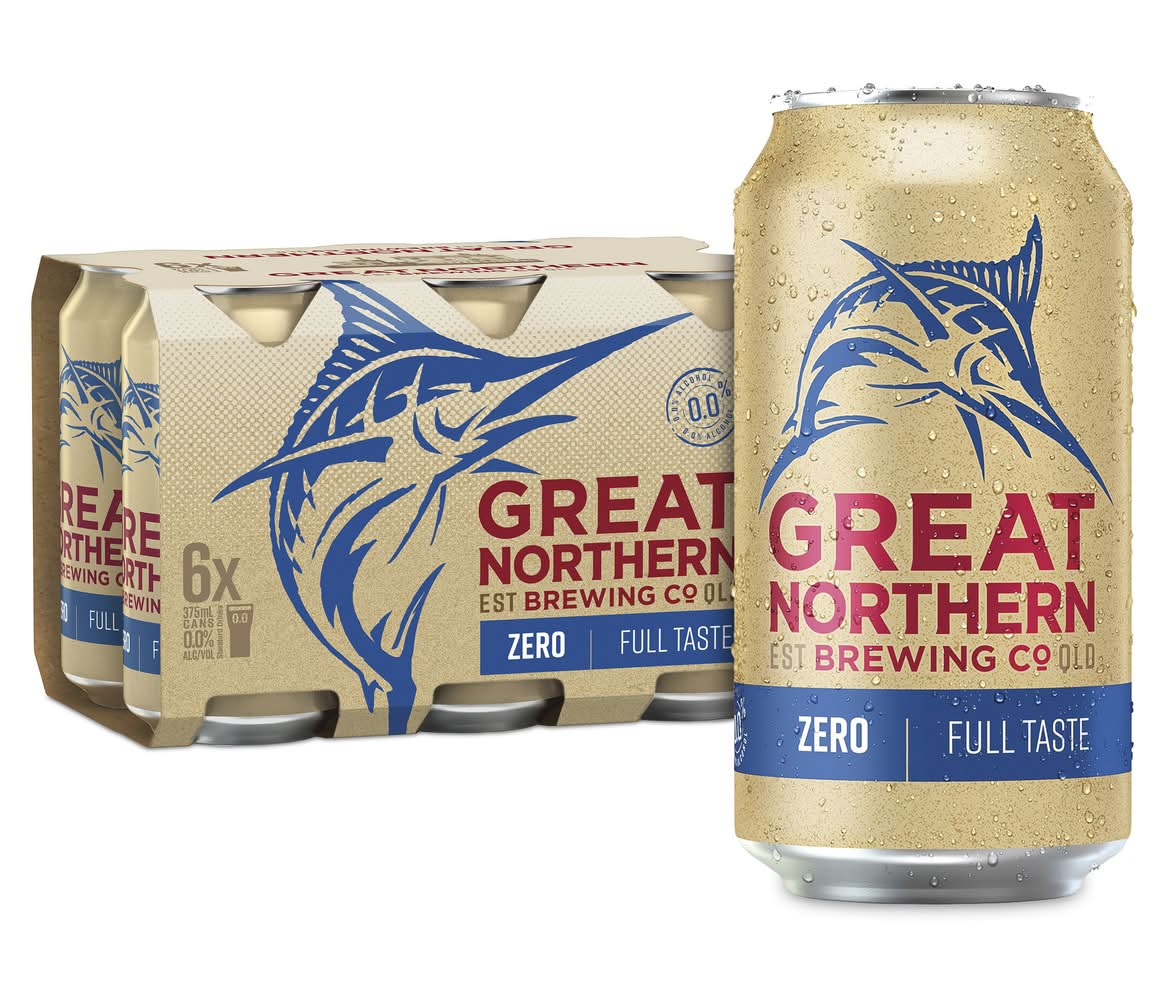Great Northern Brewing Co. Full Taste Lager Beer (6 x 375mL)