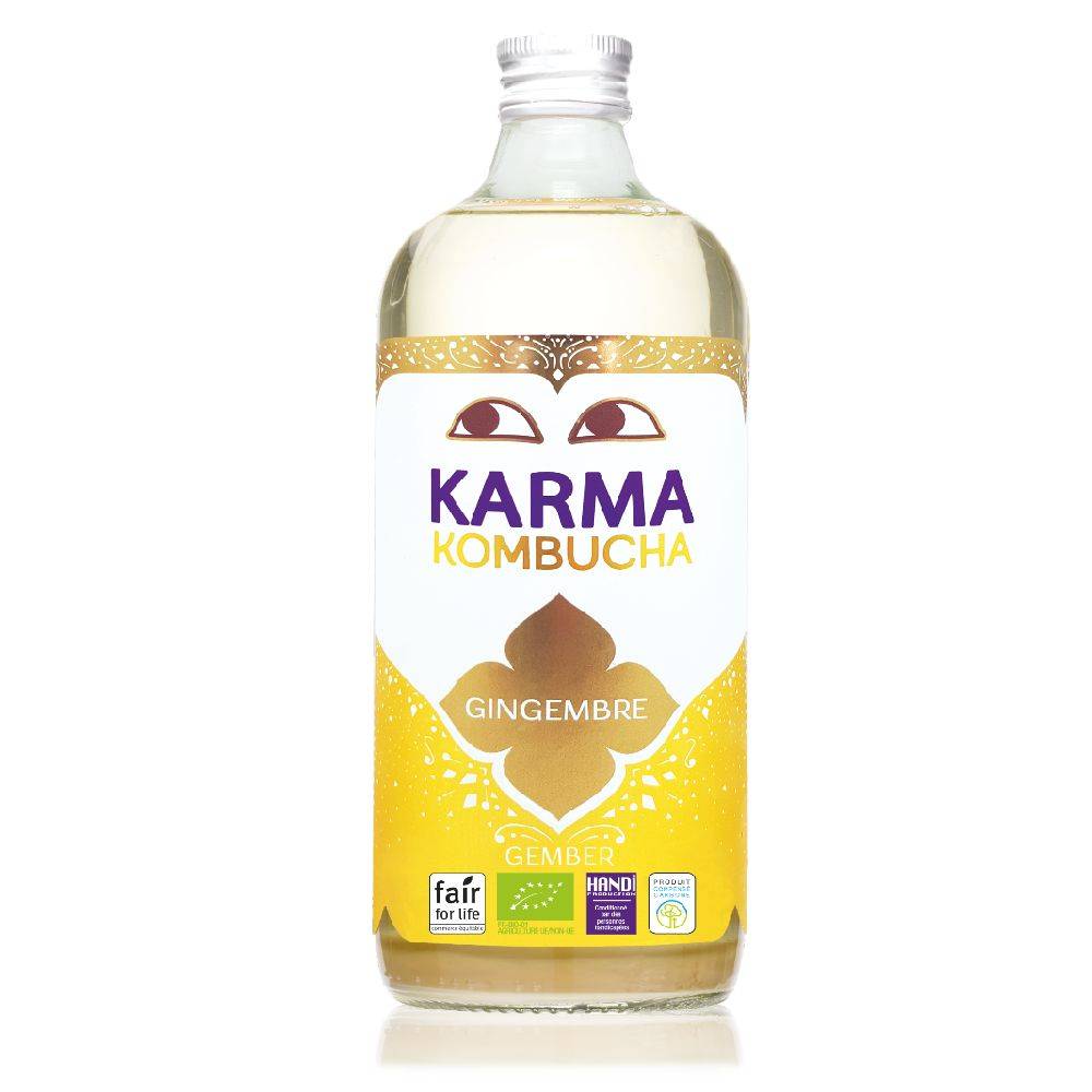 Karma - Boisson kombucha bio (1 L) (gingembre)