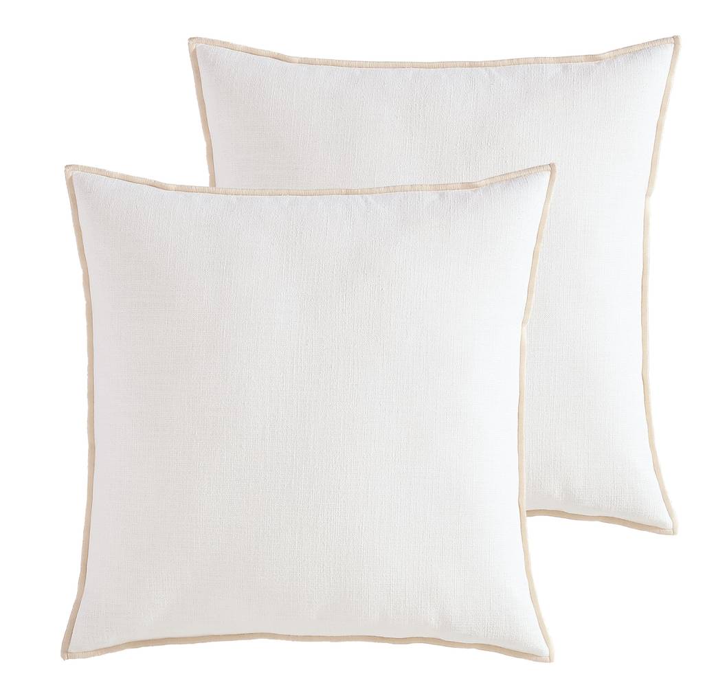 Origin 21 2-Piece 20-in x 20-in Cream Indoor Decorative Pillow | 1151394