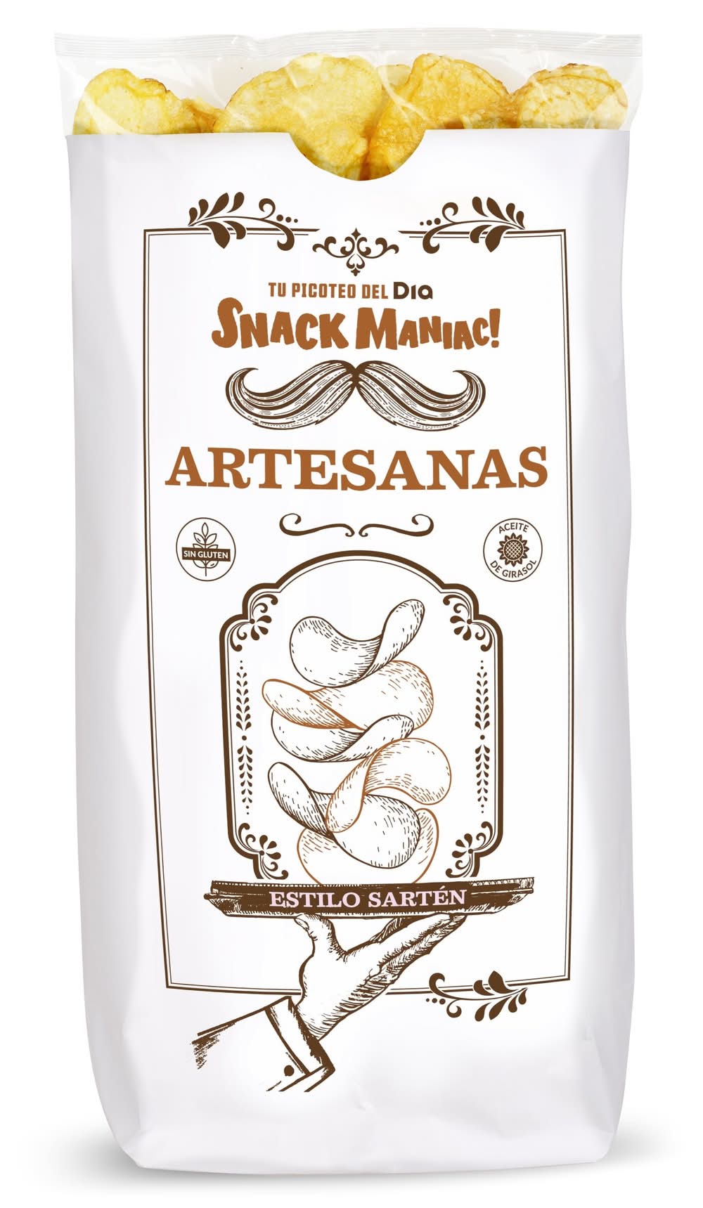 Patatas Artesanas A La Sartén Snack Maniac De Dia Bolsa 2 X 150 G