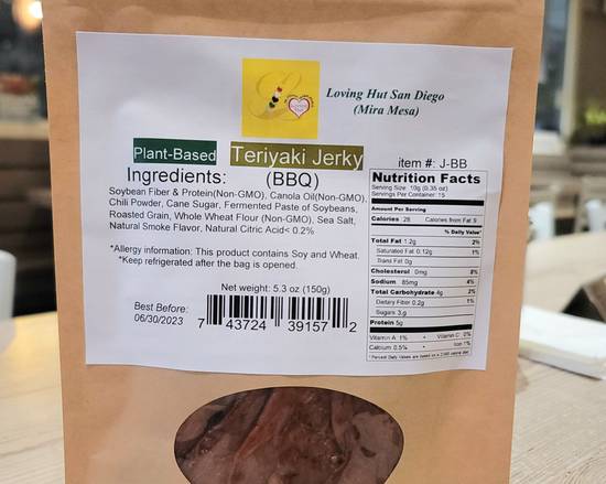 Loving Hut Jerky--Teriyaki