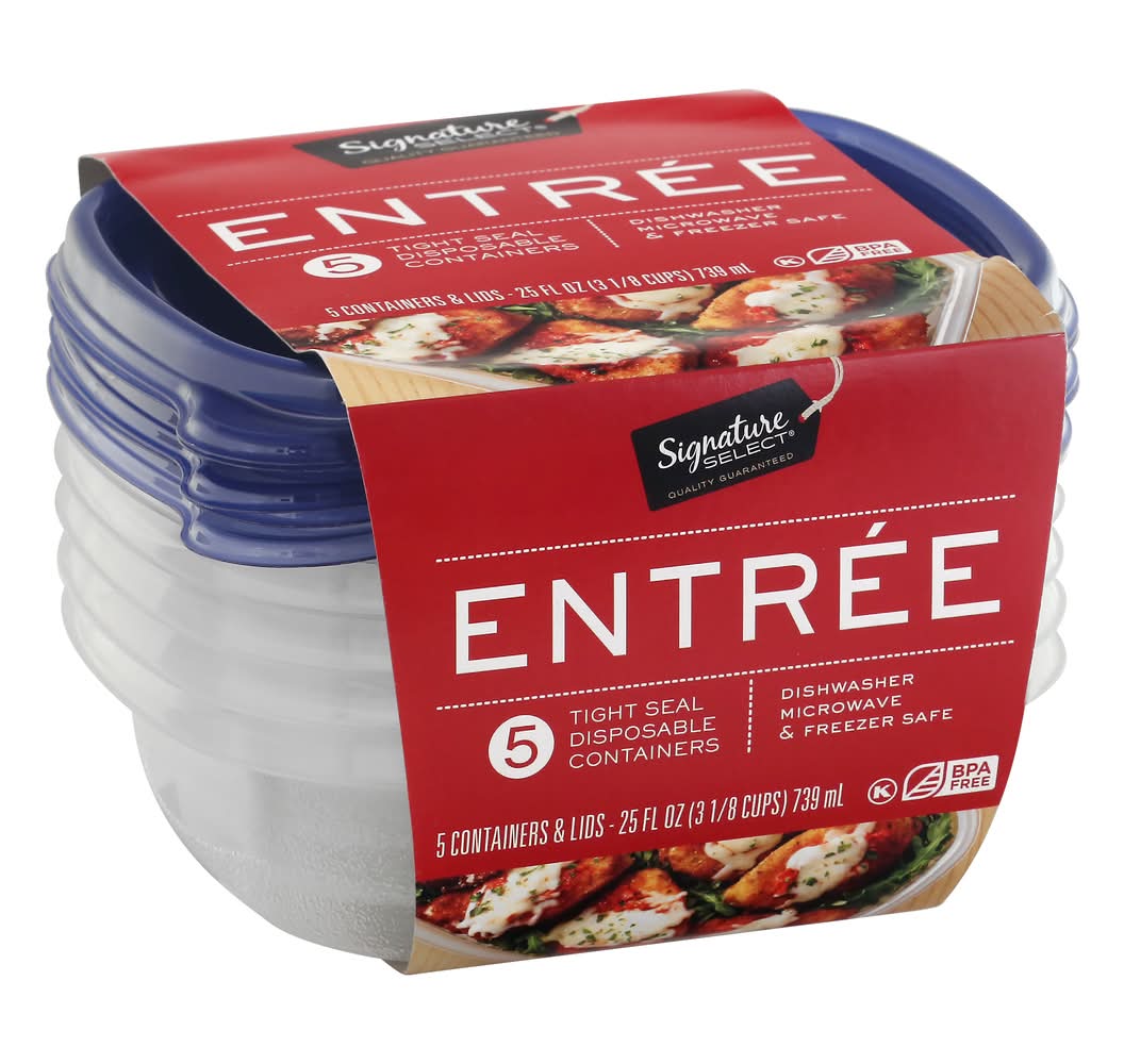 Signature Select Entree Container & Lids