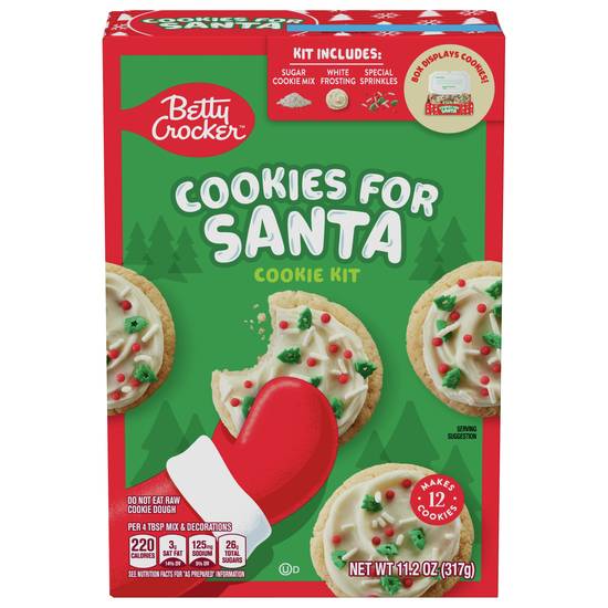 Betty Crocker Cookies For Santa Complete Baking Kit (11.2 oz)