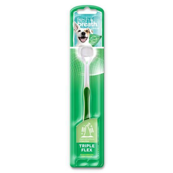 Fresh Breath By Tropiclean Triple Flex Tooth Brush (1 brush)