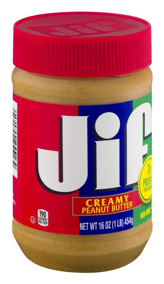 Jif · Creamy Peanut Butter (16 oz)