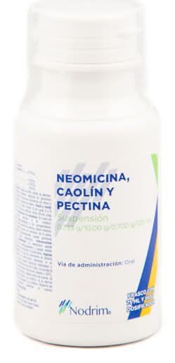 Nodrim · Neomicina, caolín y pectina suspensión oral (75 g)