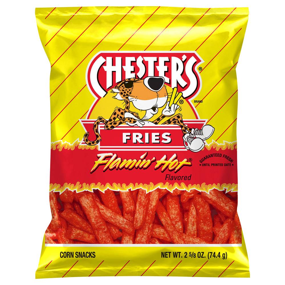 Chester's Fries Corn Snacks (flamin hot)