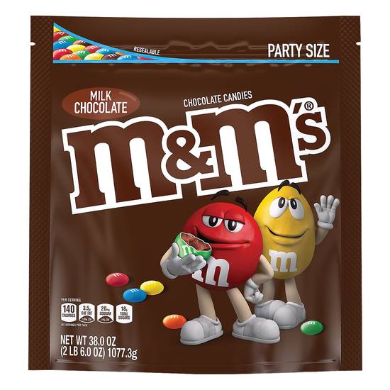 M&M's Milk Chocolate Candies (38 oz)