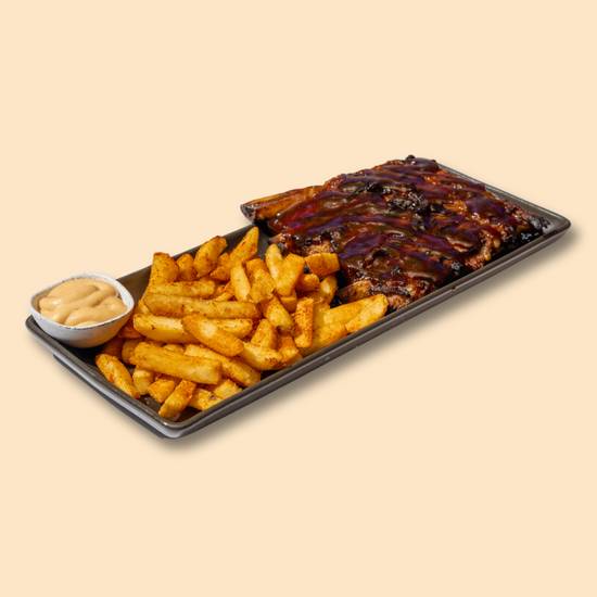 Pork Ribs and Fries