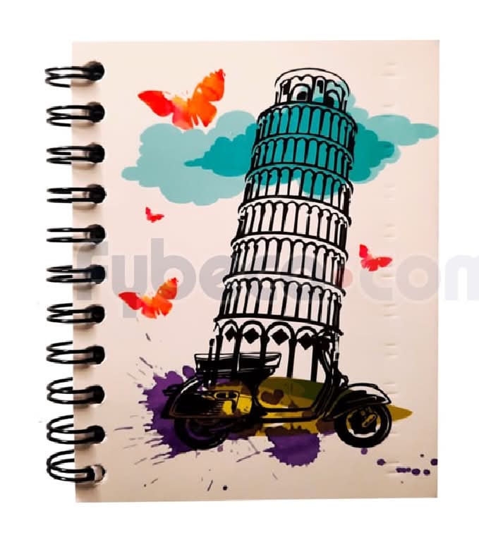 Libreta Jeff Doble O  2 100Hj Cuad Varios Disenos