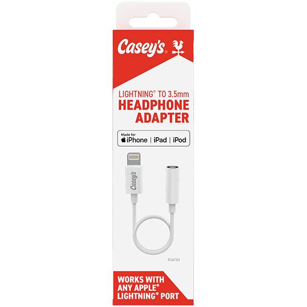 Casey's Headphone Adapter MFI - 3.5 MM