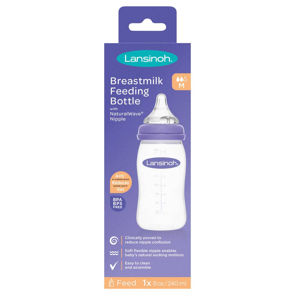 Lansinoh Momma Feeding Bottle With Natural Wave Nipple