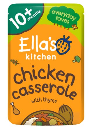 Ella's Kitchen Organic Chicken and Rice Casserole Baby Pouch 10+ Months (190g)