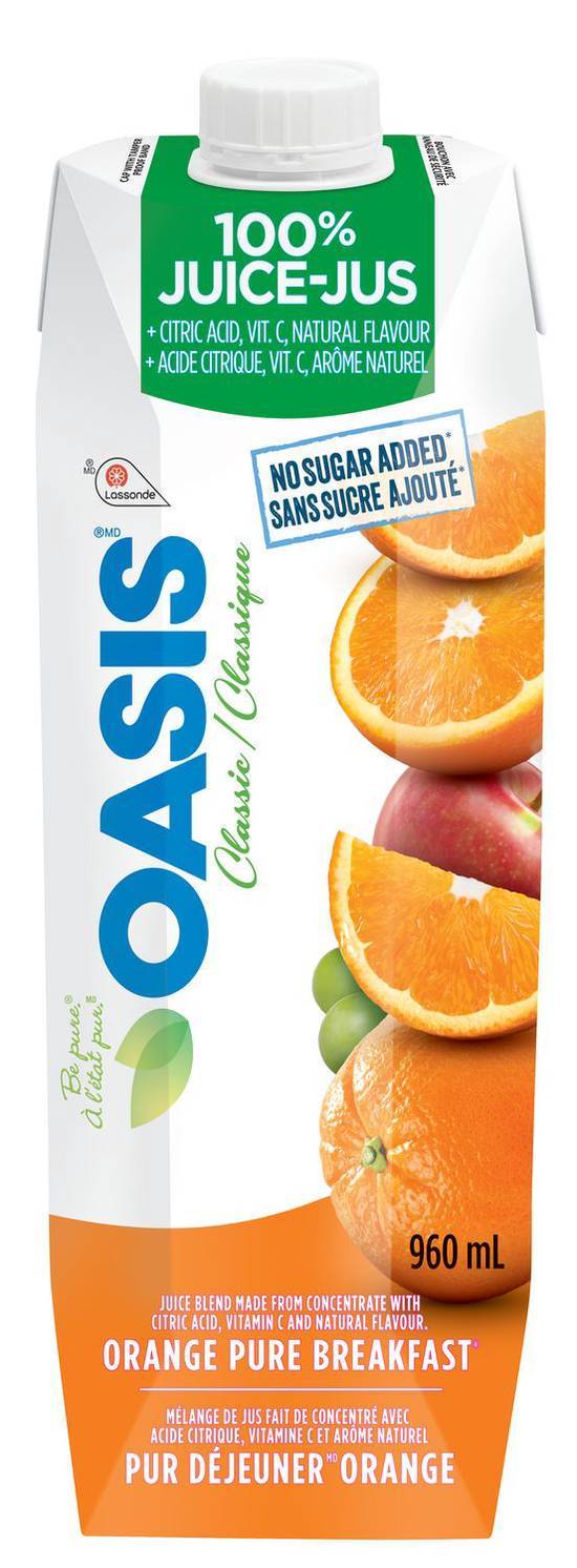 Oasis Orange Pure Breakfast 960ml