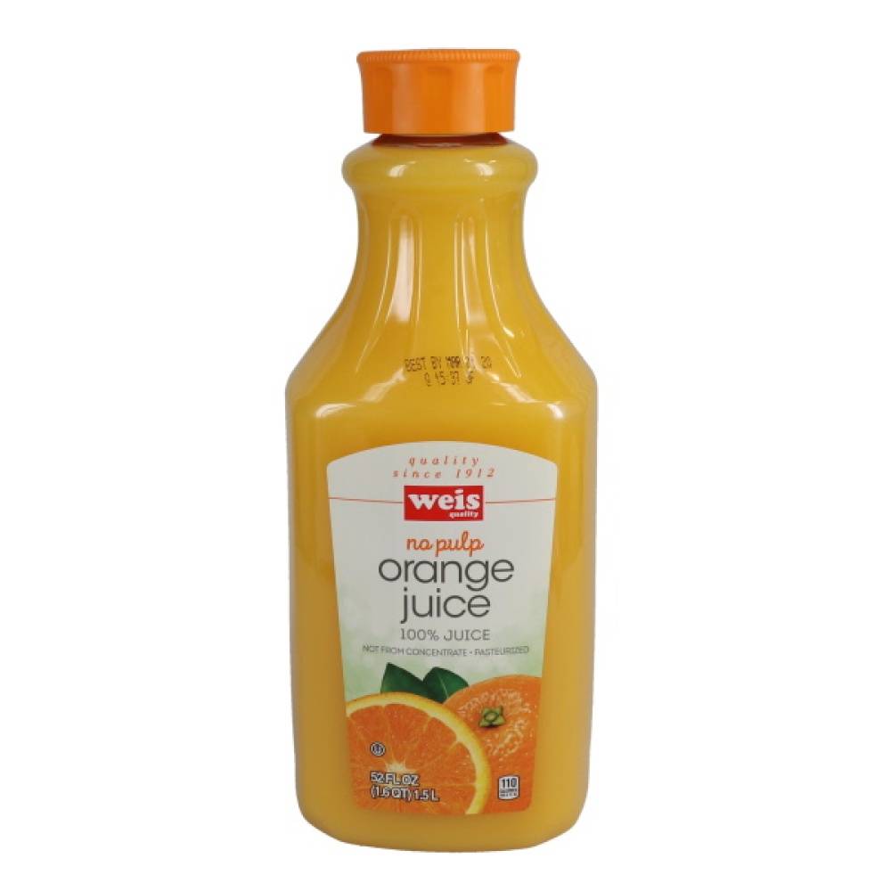 Weis 100% Pure Quality Juice, Orange (52 fl oz)