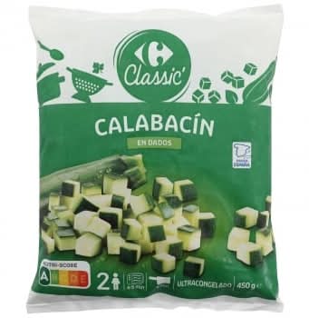 Calabacín en dados Carrefour 450 g.