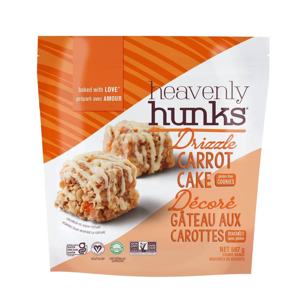 Heavenly Hunks Gluten Free Drizzle Carrot Cake, 567 G