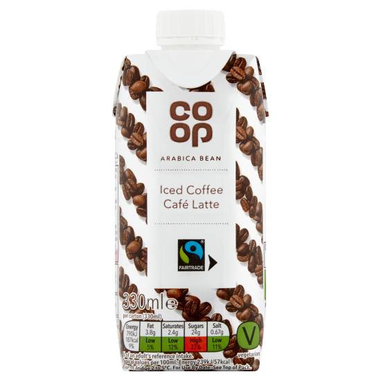 Co-op Café Latte, Fairtrade Iced Coffee (330ml)