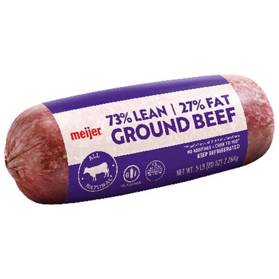 Meijer · 73/27 Ground Beef (5 lbs)