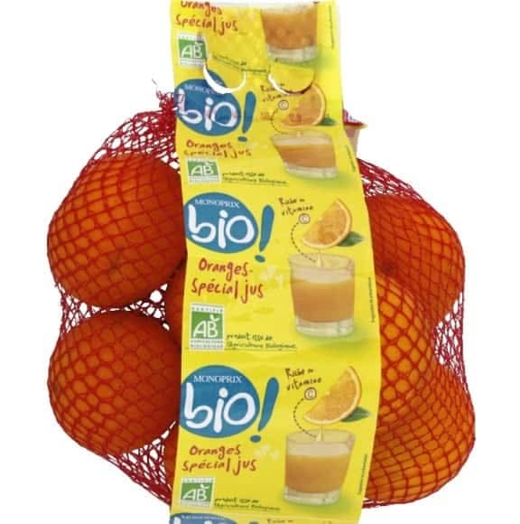 Monoprix Bio - Oranges à jus (1,5kg)