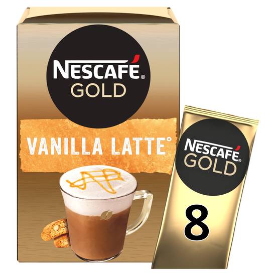 Nescafe Gold Vanilla Latte 8 Pack