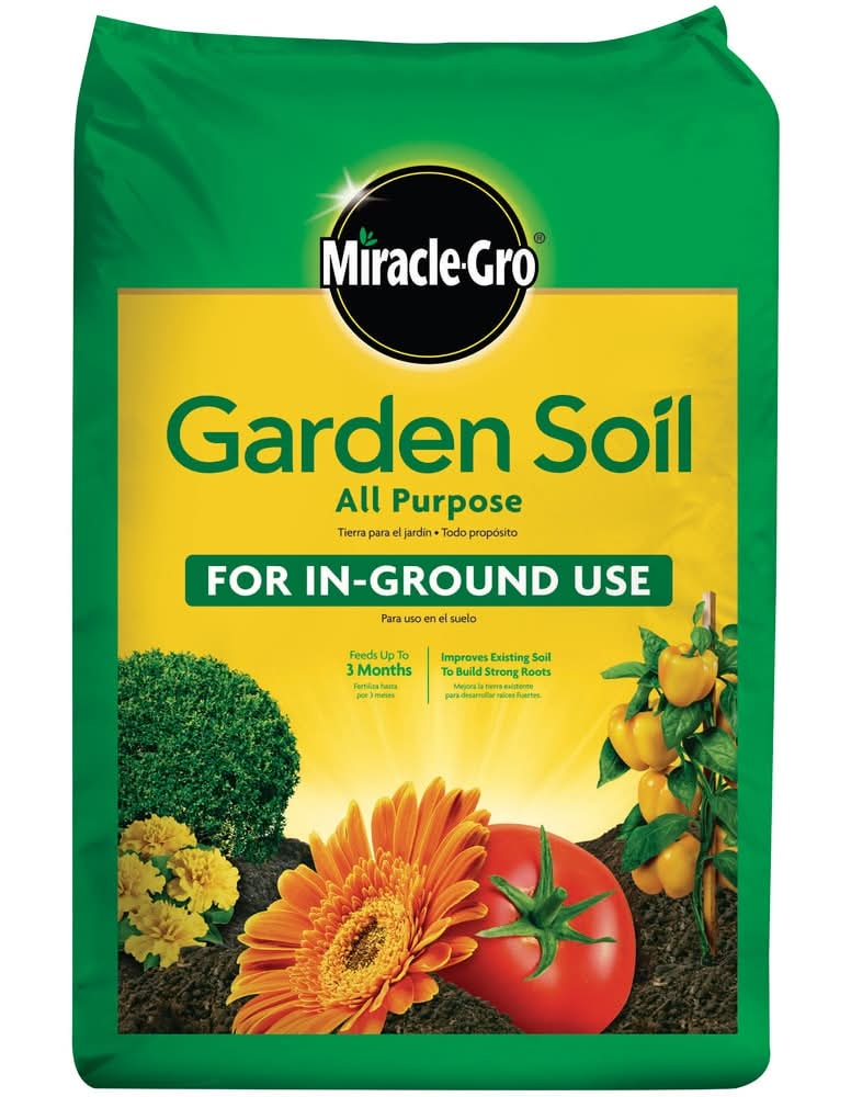 Miracle-Gro In-Ground Use 0.75 Cubic feet All-purpose Garden soil