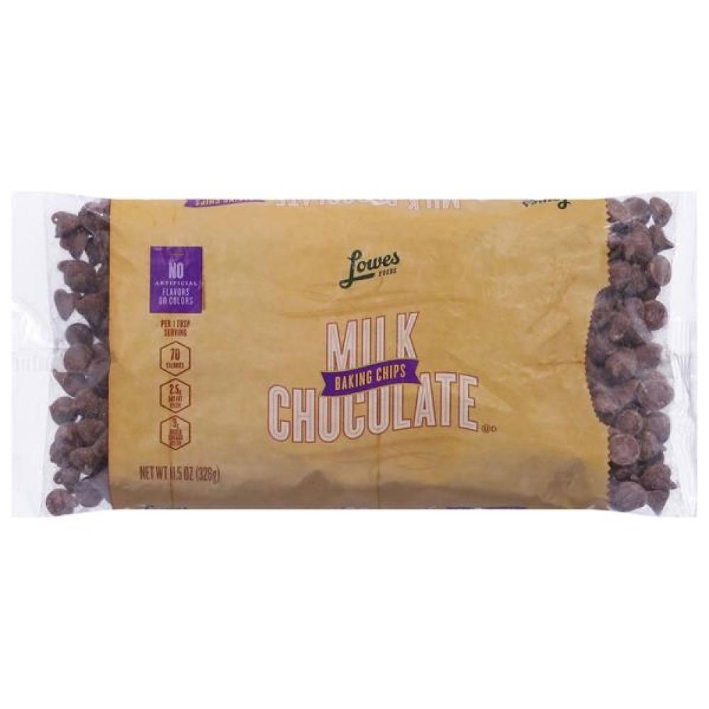 Lowes Foods Milk Chocolate Baking Chips (11.5 oz)