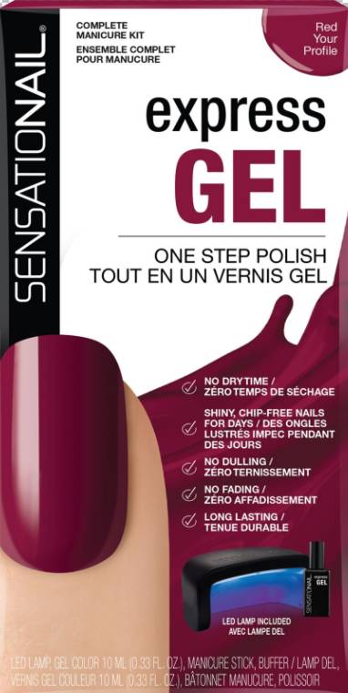 SensatioNail Express Gel Start Kit Red Your Profile (1 set)