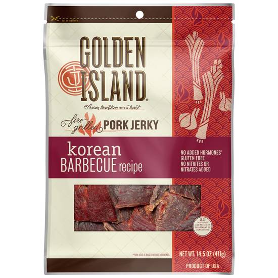 Golden Island Pork Snack Bites, Korean Barbecue, 1.5 oz, 12-count