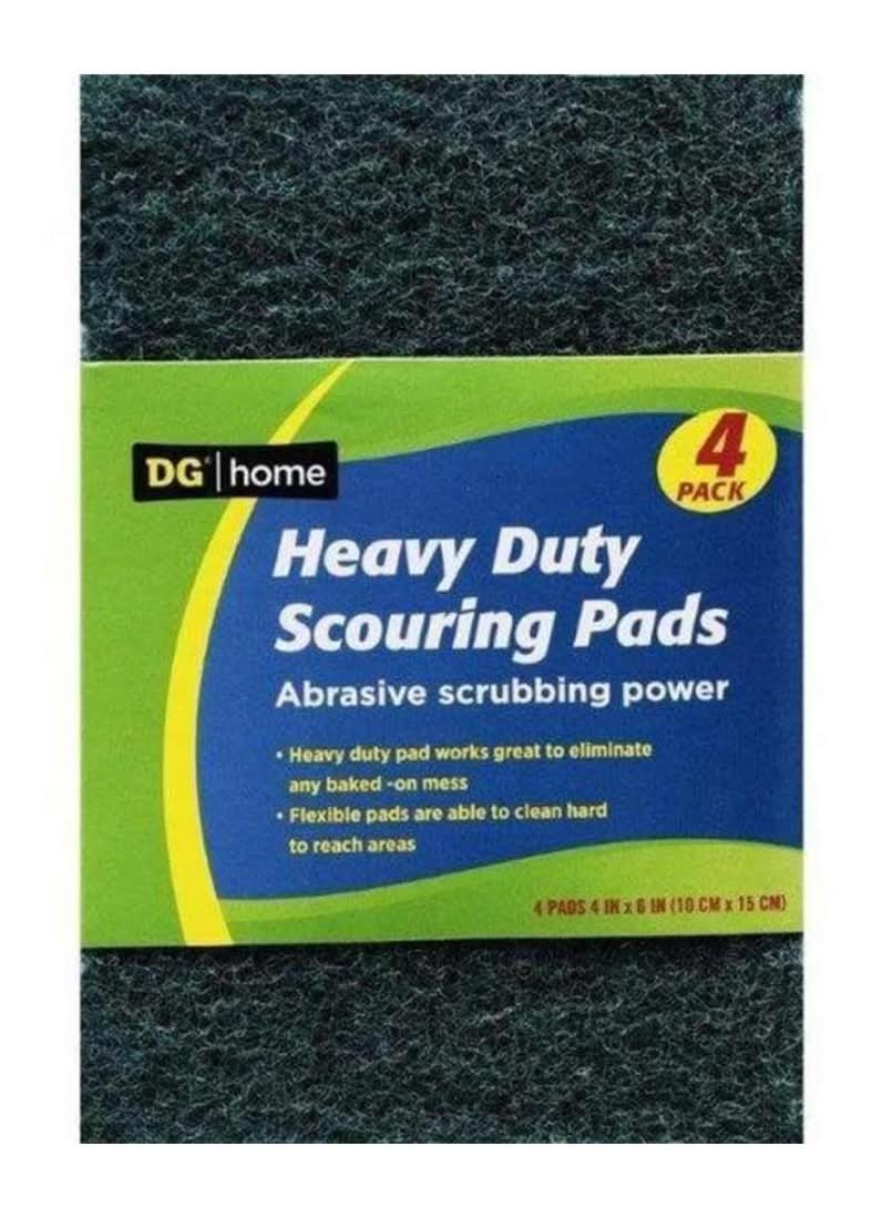 Dg Home Heavy Duty Scouring Pads 4 Ct