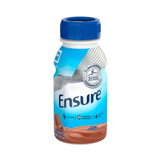 Ensure suplemento alimenticio sabor chocolate (botella 237 ml)