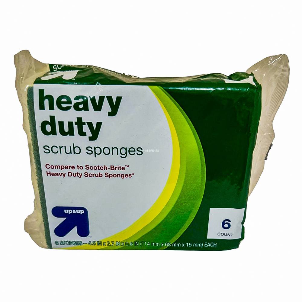 Heavy Duty Scrubbing Sponges - 6ct - up & up™