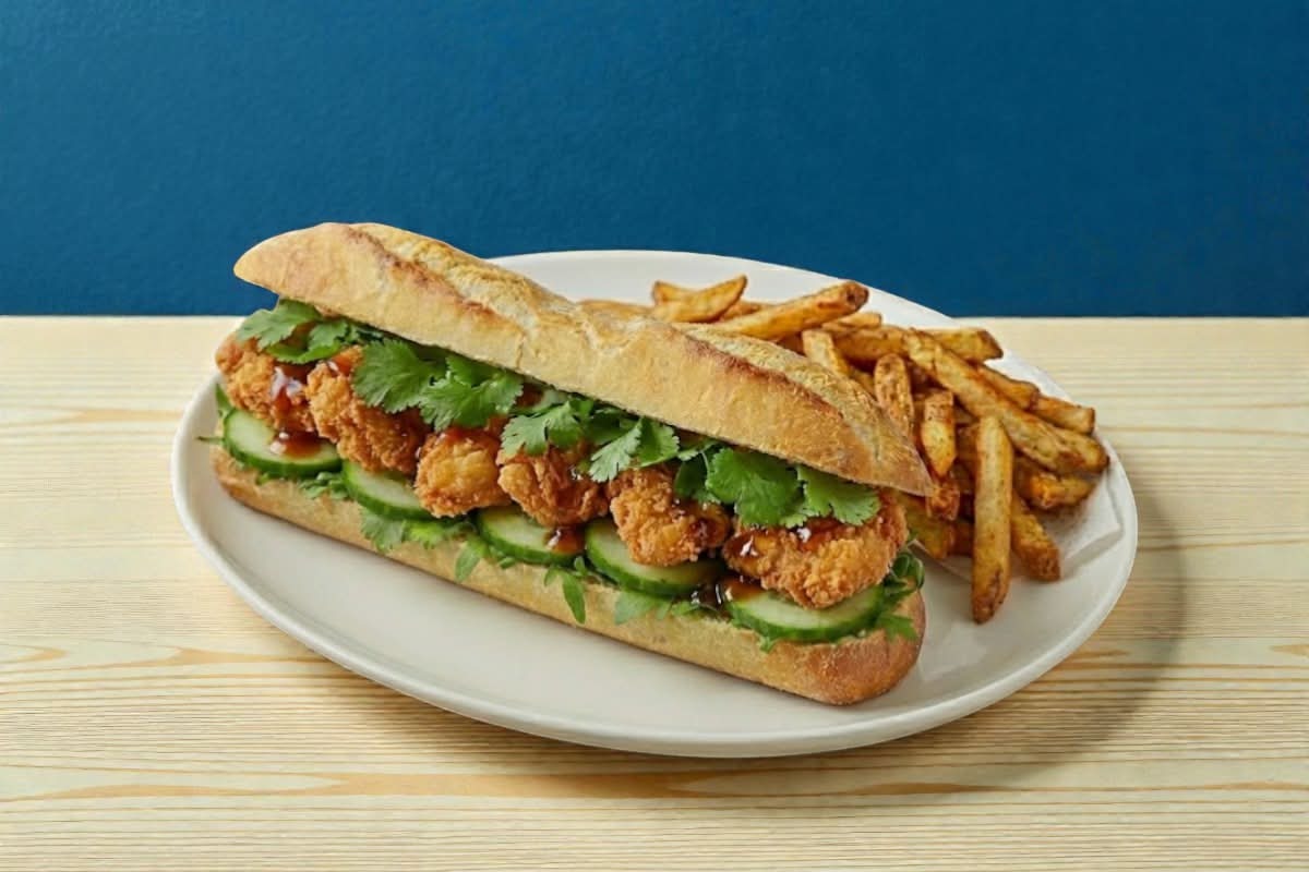 Sandwich Baguette Le Raincy 🌿🍗🔥✨