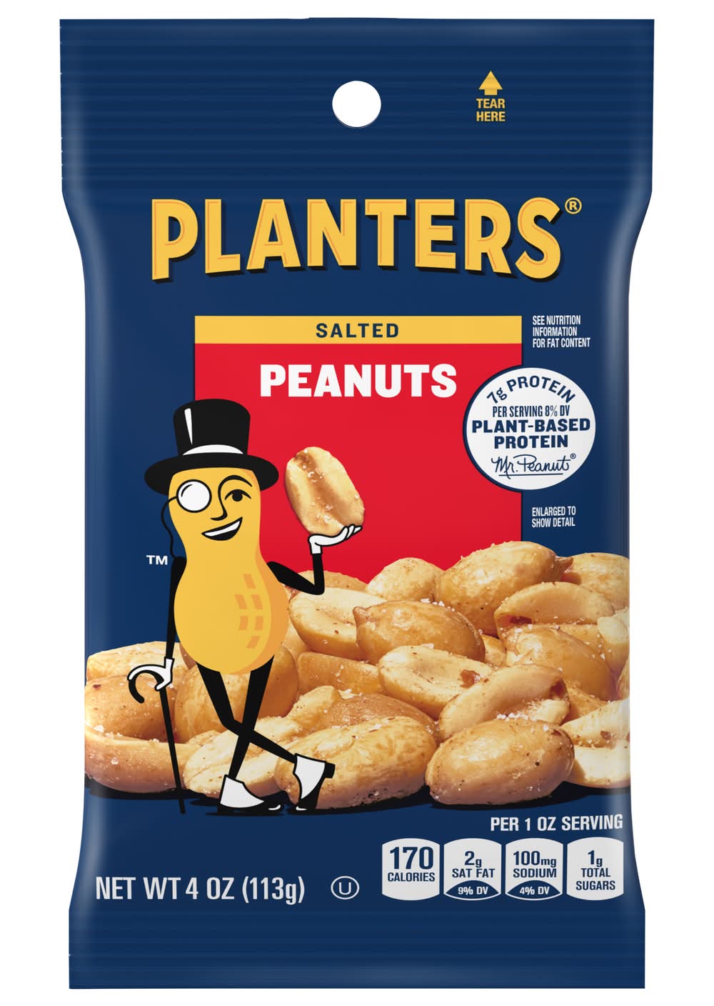 Planters Salted Peanuts (4 oz)