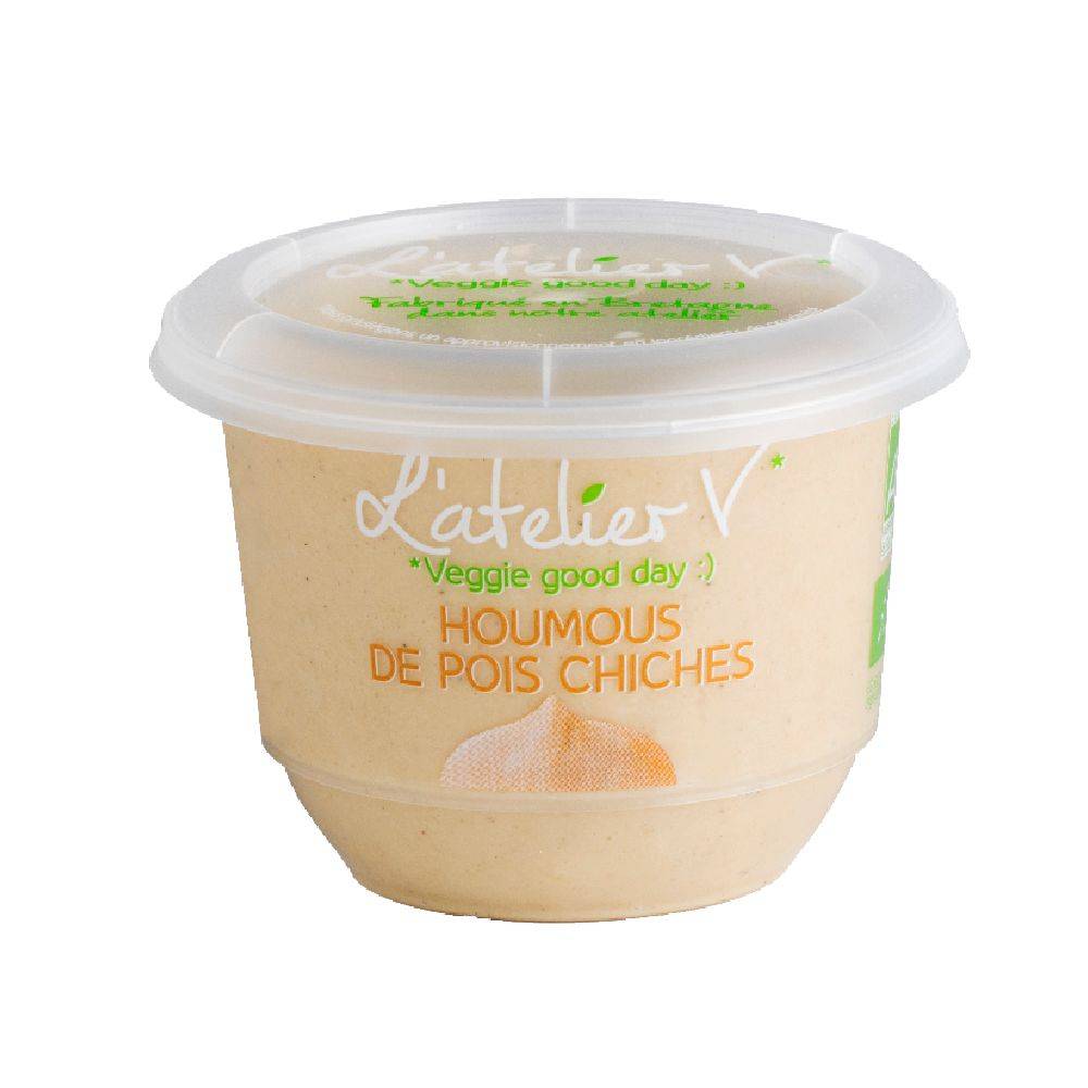 L’atelier V - Veggie good day houmous de pois chiche bio