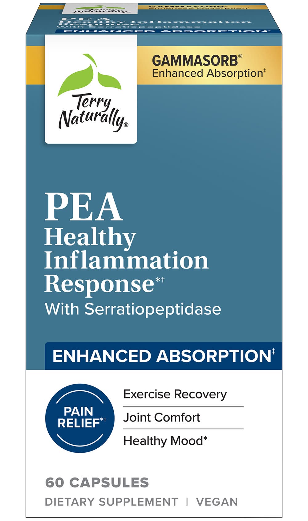 Pea Healthy Inflammation Response With Serratiopeptidase For Pain Relief (60 Capsules)