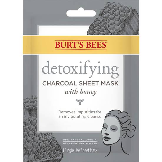Burt's Bees Charcoal Sheet Mask With Honey