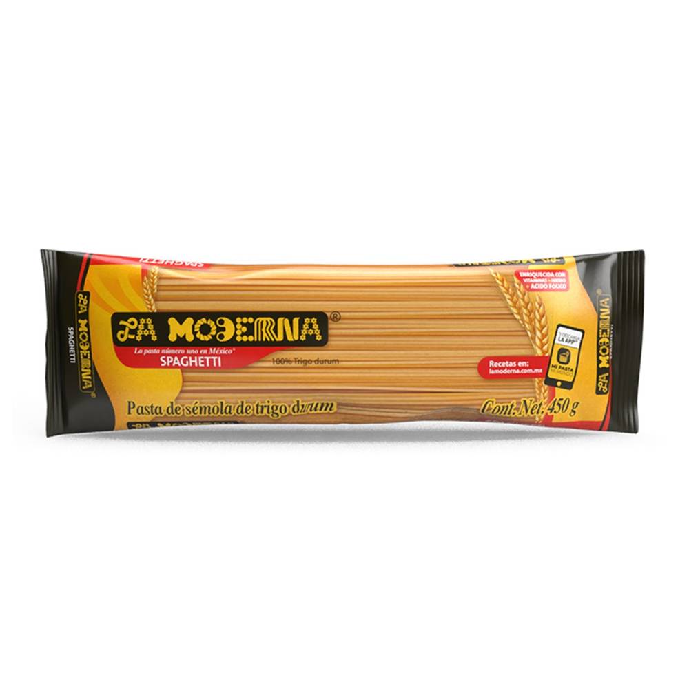La Moderna · Pasta de sémola tipo spaghetti (450 g)