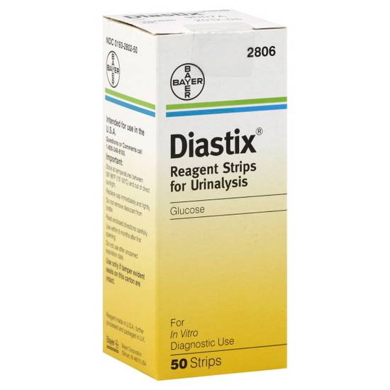 Diastix Reagent Strips For Urinalysis