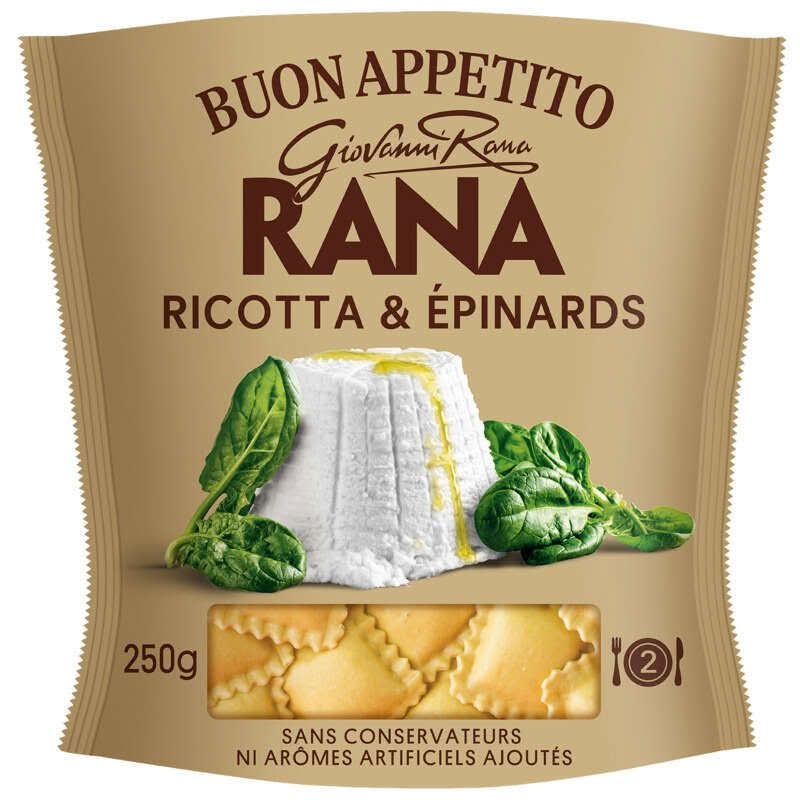Giovanni Rana - Pâtes fraîches aux raviolis à la ricotta et aux épinards (250g)