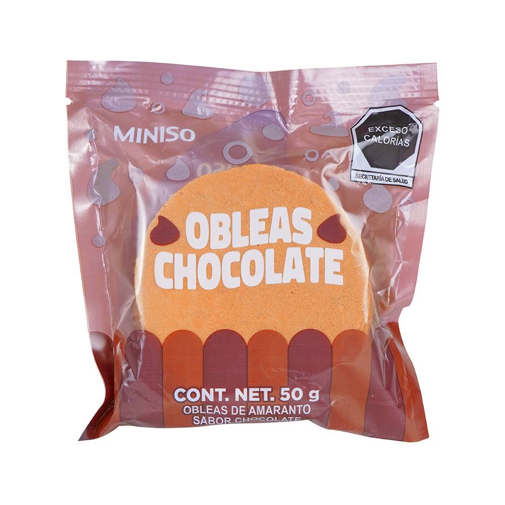 Miniso · Obleas de chocolate (50 g)