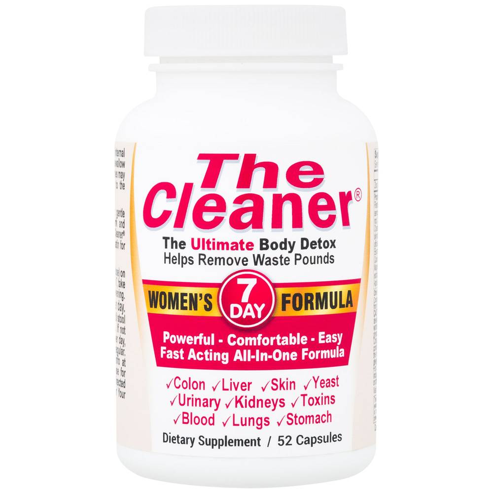 The Cleaner - 7-Day Women'S Formula - Ultimate Body Detox (52 Capsules)